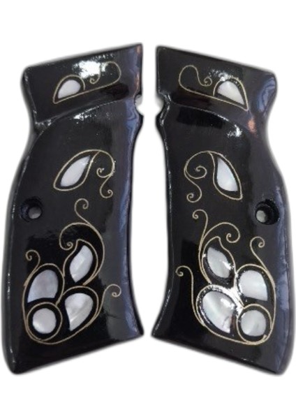 CZ75 Kabze Lazer Kesim Kabze Ceviz Ağacı Kabze Cz 75 Kabze 4 modelleri