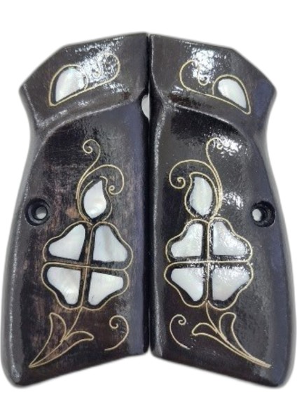 Kabze Lazer Kesim Kabze Ceviz Ağacı Kabze Browning 14 Lü Kabze 11
