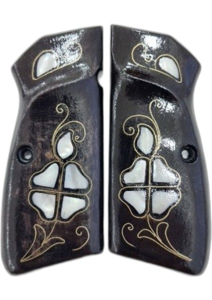 Kabze Lazer Kesim Kabze Ceviz Ağacı Kabze Browning 14 Lü Kabze 11