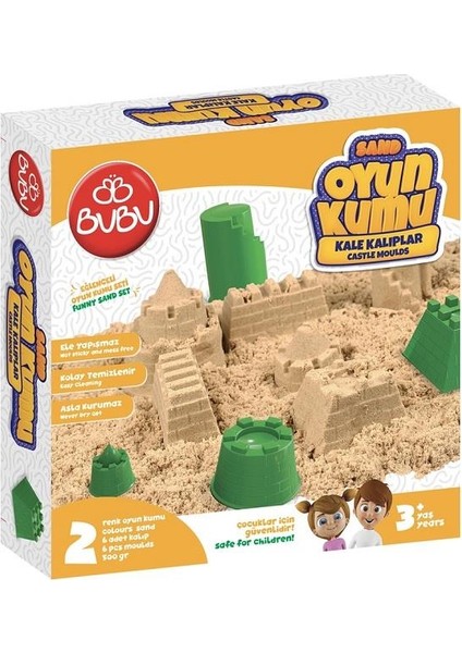 Oyun Kumu ve Kale Kalıpları Seti 500 Gr.
