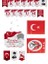 29 Ekim Flama Süsleme Seti ve Bayrak 1