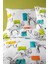 Sevimli Köpek Desenli Hayvan Baskılı 100% Pamuk Tek Kişilik Nevresim ve 1 Adet Yastık Kılıfı Seti 160X220 4