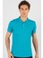 Slim Fit Dar Kesim Düz Polo Yaka Erkek T-Shirt 1
