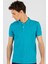 Slim Fit Dar Kesim Düz Polo Yaka Erkek T-Shirt 2