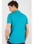 Slim Fit Dar Kesim Düz Polo Yaka Erkek T-Shirt 4