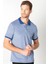 Slim Fit Melanj Düz Polo Yaka T-Shirt 3