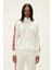 Kadın Off-White Kırık Beyaz Full-Zıp Fermuarlı Sweatshirt 1