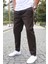 Kahverengi Basic Jogger Pantolon 5486 2