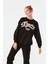 Sunday Baskılı Bisiklet Yaka Sweatshirt 1