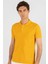 Slim Fit Dar Kesim Düz Polo Yaka Erkek T-Shirt 3