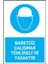 Iş Güvenliği 5 Adet Levhası Baretsiz Çalışmak Tehlikeli ve Yasaktır Uyarı - Işaret Levhası + Bant 2