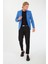 5106 Dar Kalıp Yarım Astarlı İndigo Blazer Ceket 2