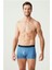 80256 Erkek 3'lü Boxer-Indigo&lacivert&indigobaskılı Xxl 4