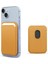 Apple iPhone 14 Leather Wallet Magsafe Sarı 1