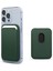 Apple iPhone 12 Pro Max Leather Wallet Magsafe Koyu Yeşil 1