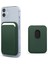 Apple iPhone 12 Leather Wallet Magsafe Koyu Yeşil 1