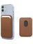 Apple iPhone 12 Mini Leather Wallet Magsafe Kahverengi 1