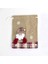 Yılbaşı Noel Askılı Dekor Süs Hediye Çuvalı 19 x 24 cm 1