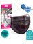 Black Brush Desenli Meltblown Kumaş Ultrasonik 3 Katlı Cerrahi Maske - Burun Telli 1