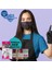 Black Brush Desenli Meltblown Kumaş Ultrasonik 3 Katlı Cerrahi Maske - Burun Telli 3