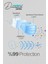Diamond Serisi Desenli 4 Katlı Cerrahi Maske - Blue Shine 3