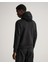 Erkek Siyah Regular Fit Kapüşonlu Baskılı Sweatshirt 2037020.5 2