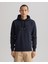 Erkek Lacivert Regular Fit Kapüşonlu Baskılı Sweatshirt 2037020.433 1