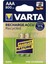 56813 Recycled 800MAH AAA Şarj Edilebilir İnce Kalem Pil 2'li 1