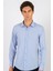 Modern Slim Fit Poplin Pamuk Efekt Erkek Gömlek 2