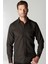 Modern Slim Fit Dar Kesim Armürlü Erkek Gömlek 1