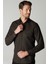 Modern Slim Fit Dar Kesim Armürlü Erkek Gömlek 2