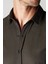 Modern Slim Fit Dar Kesim Armürlü Erkek Gömlek 3