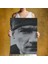 Atatürk Portre Tablosu Mustafa Kemal Atatürk Dikdörtgen Dekoratif Kanvas Tablo 1