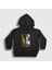 Unisex Çocuk Siyah Eren Yeager Anime Attack On Titan Kapüşonlu Sweatshirt 1