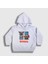 Unisex Çocuk Beyaz Squares Oyun Red Ball Kapüşonlu Sweatshirt 1