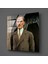Atatürk Fotoğrafları Atatürk Takım Elbiseli Cam Tablo 1