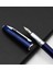 Gümüş Renk Detaylı Lacivert Dolma Kalem Kartuşsuz 1