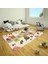 _Decor Antialerjik Şeker Desen Seksek Kız Çocuk & Bebek Odası Halısı 1