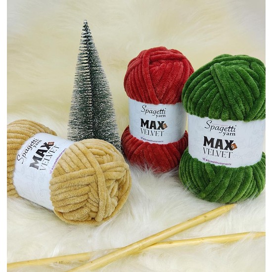 Spagetti Yarn Max Velvet Siyah Kadife El Örgü Ipliği Fiyatı