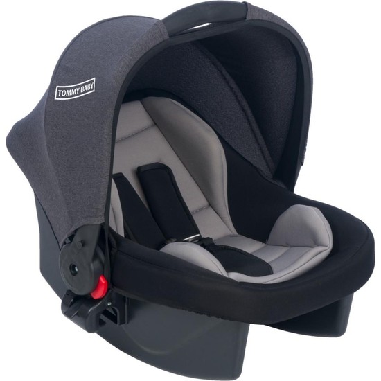 TommyBaby Bebek Taşıma Puseti 0-36 kg 3 Noktalı Emniyet Kemerli Zararsız Boya ve Cila Kaplama