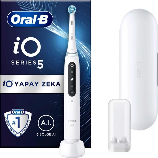 Oral-B iO 5 Şarjlı Diş Fırçası - Beyaz