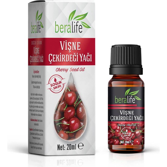 Beralife Vişne Çekirdeği Yağı 20 ml