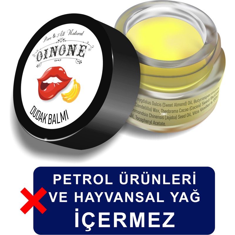 Oinone Dudak Bakım Kremi 6 gram Koruyucu Özellikli Nemlendirici Balm Tüm Ciltler İçin