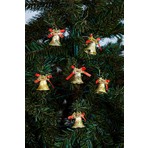 Waldern Yılbaşı 6lı Merry Christmas Çan Süs 5cm