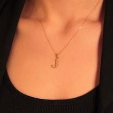 Adil İdil Kuyumculuk U Harf İşlemeli Kolye Ucu