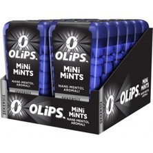 Olips Mini Mints Nane Mentol Aromalı Şeker 12,5  gr 12 Adet