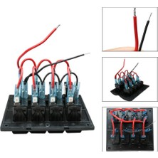 Bfy 8'li Switch Panel,mavi Işıklı ve Otomatik Sigortalı