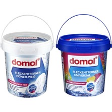 Domol Oxi Leke Çıkarıcı Toz Beyaz ve Renkliler İçin 2 x 750 gr