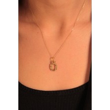 Adil İdil Kuyumculuk Ö Harf İşlemeli Kolye Ucu