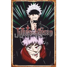 Hayat Poster Jujutsu Kaisen Art Anime Retro Ahşap Poster 744